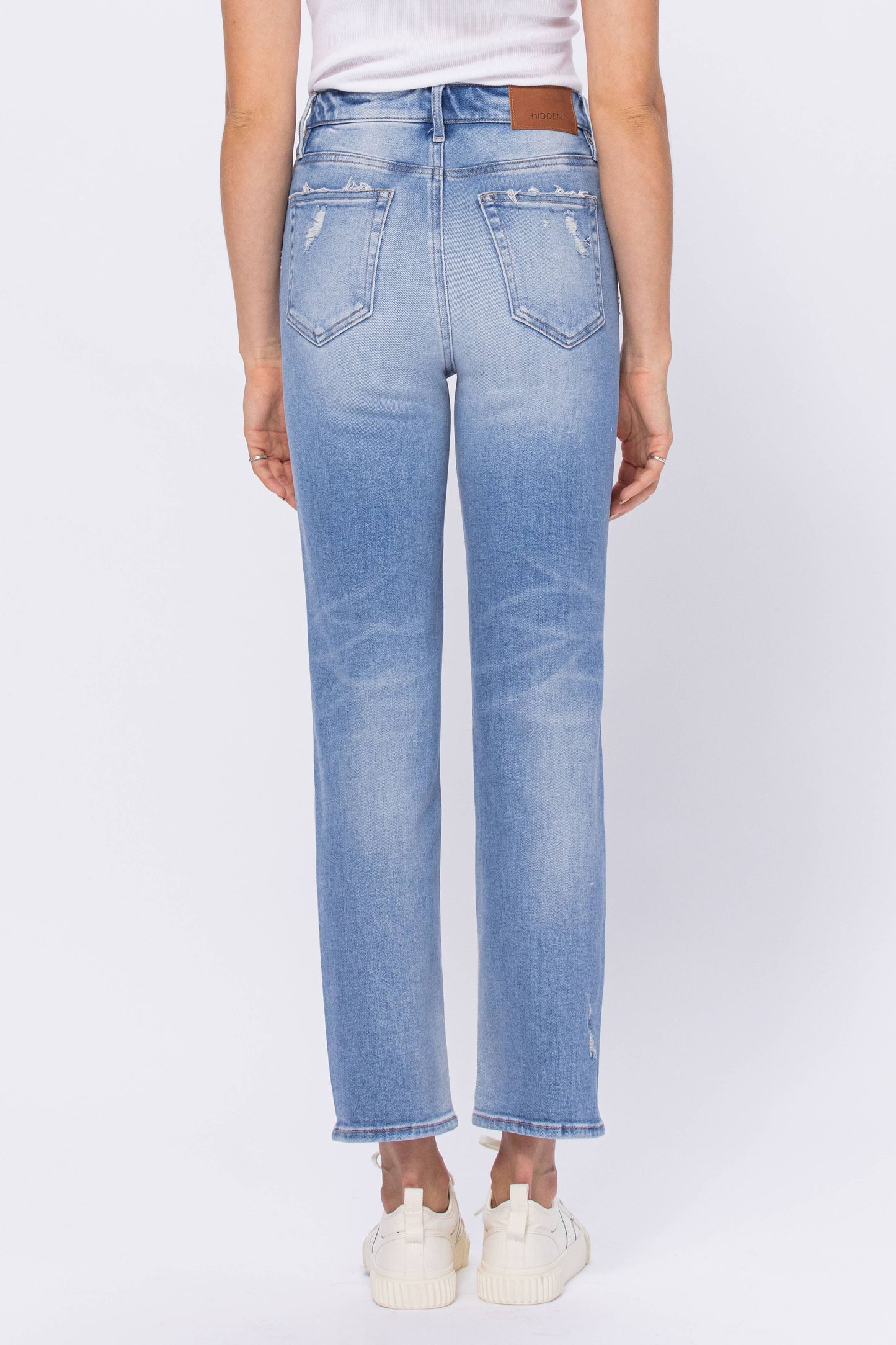 Tracey Light Wash Classic Stretch Straight Jeans