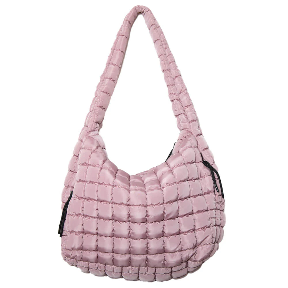 Oversized Quilted Puffer Tote Bag