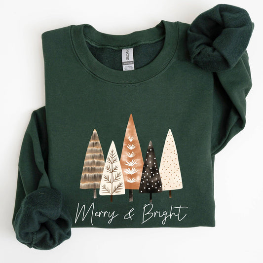 Merry & Bright Tree Sweatshirt