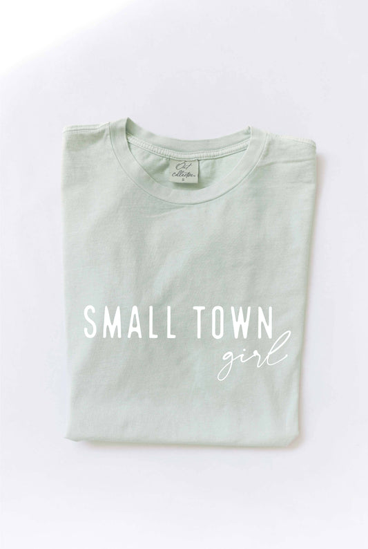 Small Town Girl Mineral Washed Graphic Tee