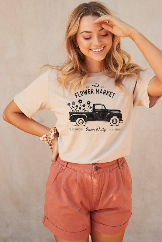 Fresh Flower Market Tee