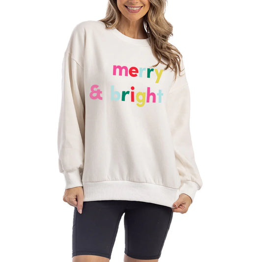 Merry & Bright Christmas Sweatshirt